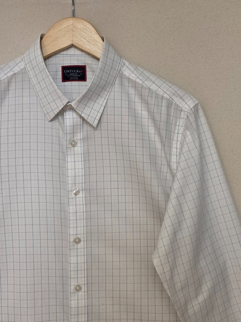 UNTUCKit Wrinkle Free Slim Fit Button Down M